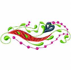 Flowers And Tree Embroidery Design 7